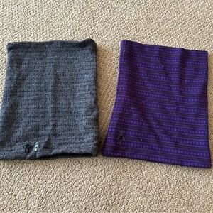 Smartwool - set of 2 neck gaiters, 100% Merino Wool. Very warm for everyday!